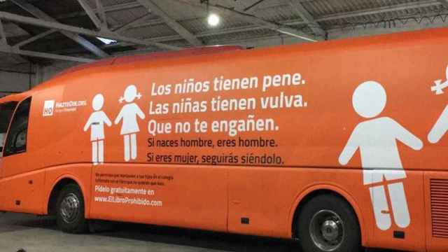 El autobús de campaña de HazteOir con el lema contra los menores transexuales / CG