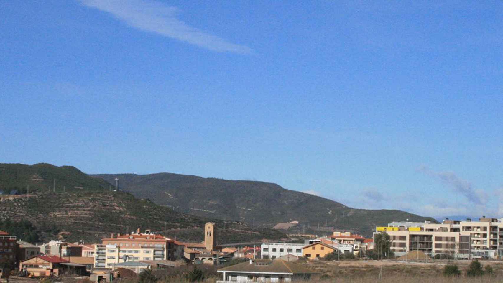 Vista general del municipio de Callús
