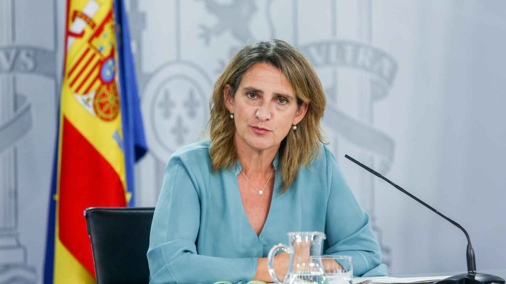 La vicepresidenta tercera del Gobierno y ministra de Transición Ecológica, Teresa Ribera