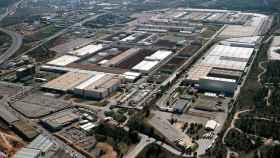Imagen aérea de la fábrica de Seat y algunos de sus proveedores más cercanos, como la filial del Grupo Sesé, SLM, donde se asaltaron las máquinas de 'vending' / SEAT