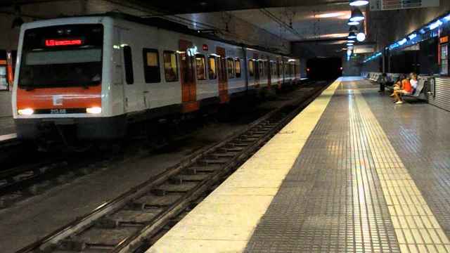 Una estación de Ferrocarrils de la Generalitat