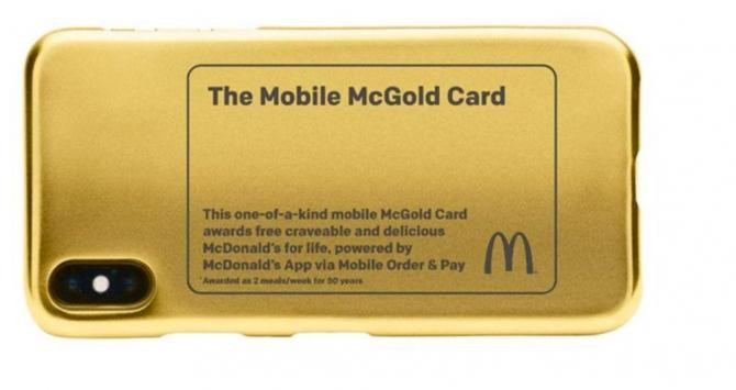 Carcasa MacDonald's Gold / MACDONALDS