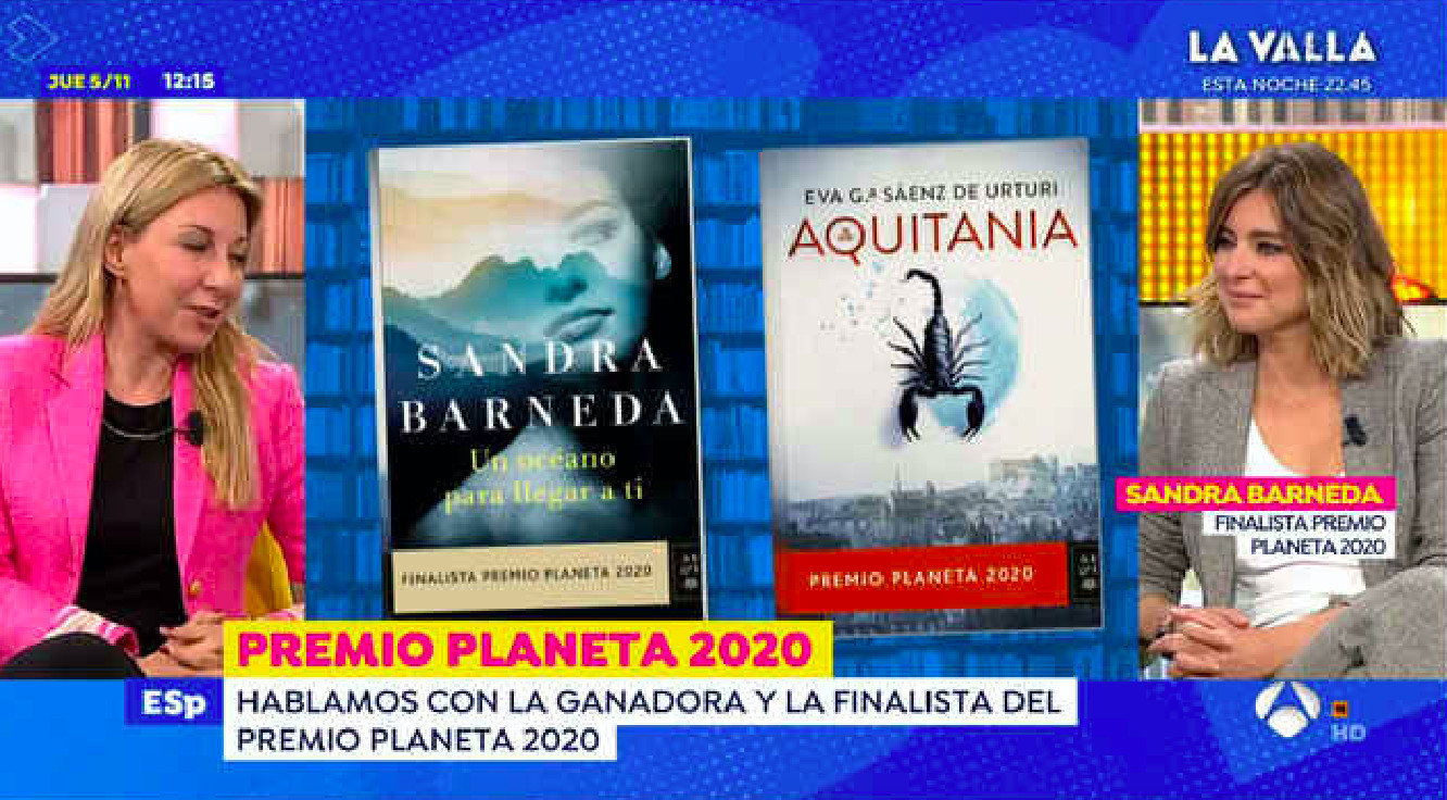 Sandra Barneda en el programa 'Espejo Público' de Antena 3 / ATRESMEDIA