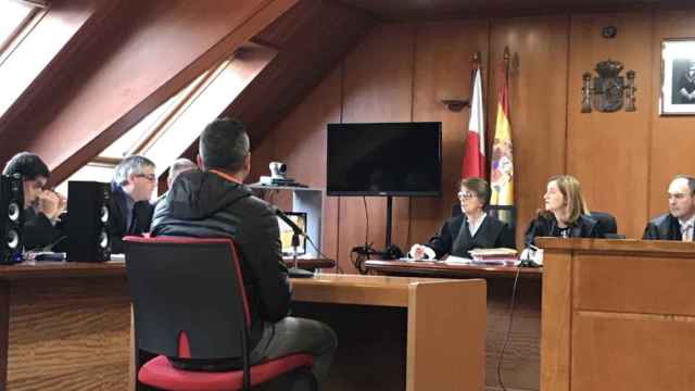 Una foto de archivo del acusado durante el juicio celebrado este lunes cárcel