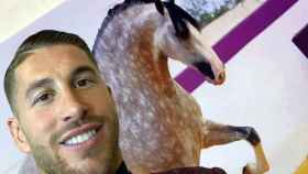 Sergio Ramos y su caballo Yucatán