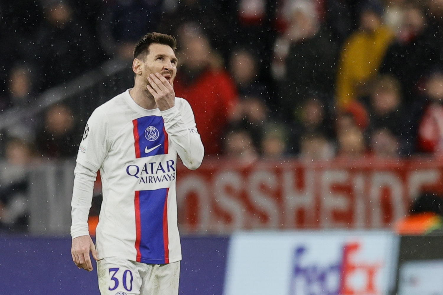 Leo Messi, tras caer eliminado contra el Bayern Múnich en Champions / EFE