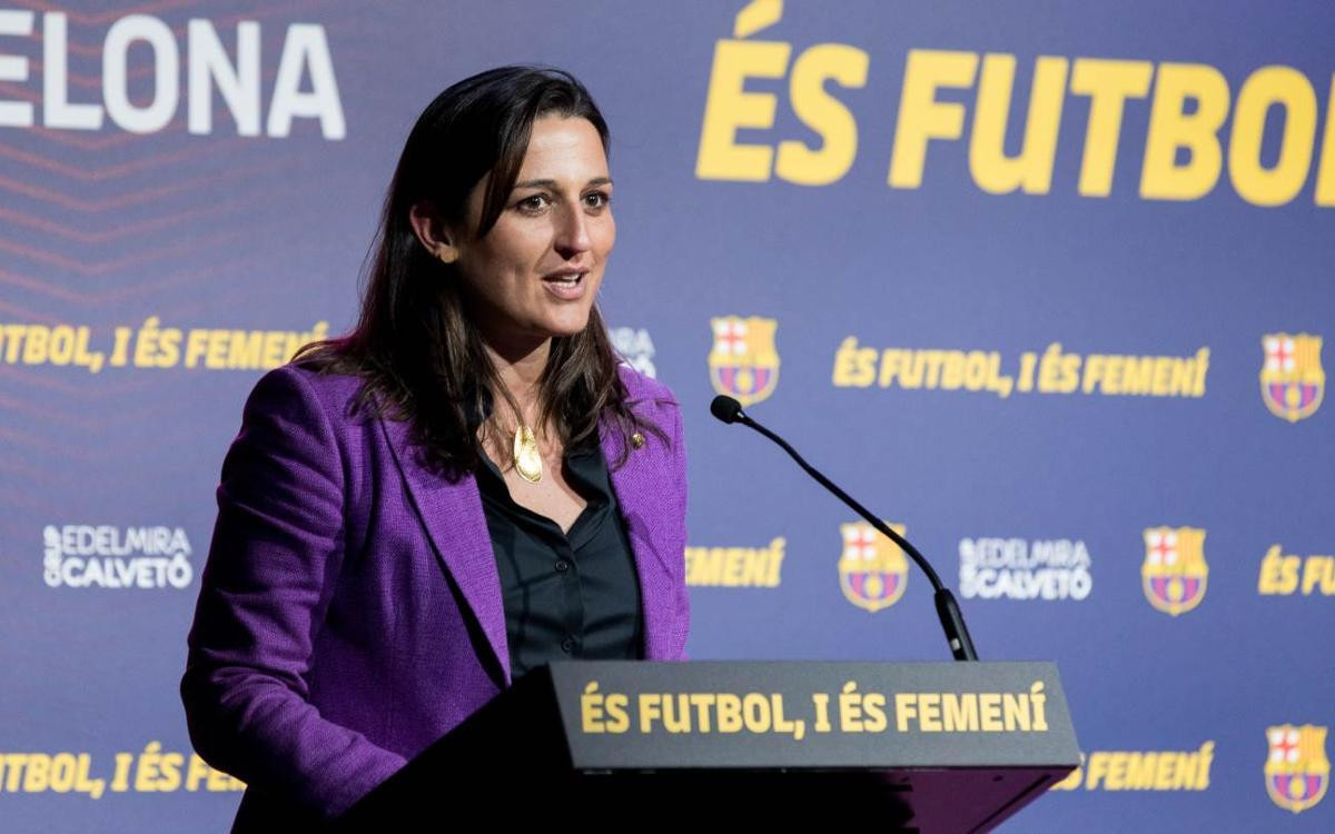 Una foto de Maria Teixidor, directiva del FC Barcelona y responsable del Fútbol Femenino / FCB