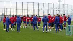 Los jugadores del Barça, en un entrenamiento | FCB