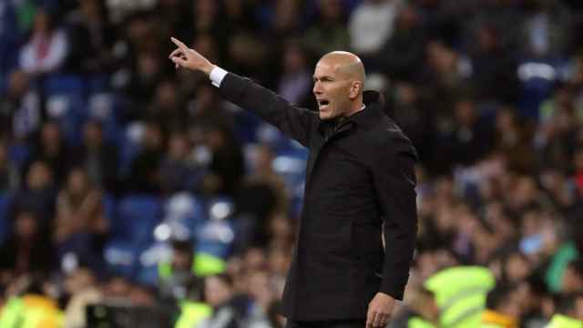 Zinedine Zidane en un encuentro del Real Madrid / EFE