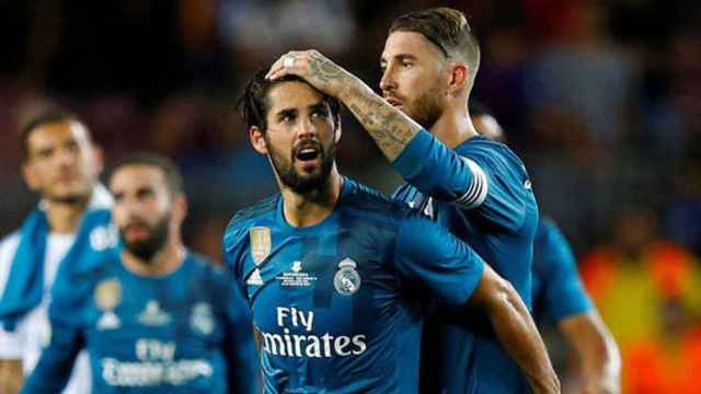 Isco y Sergio Ramos, jugadores del Real Madrid, en una foto de archivo / EFE