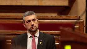 El 'conseller' de Acción Exterior, Bernat Solé, en el Parlament / EUROPAPRESS