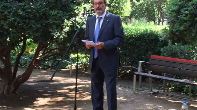 El expresidente Artur Mas, en los jardines del Palau Robert / CG