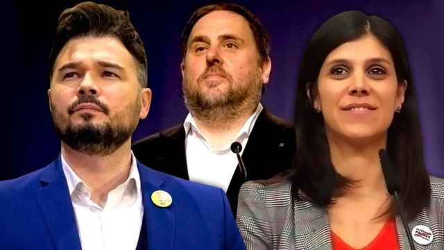 Oriol Junqueras, Gabriel Rufián y Marta Vilalta, de ERC / CG