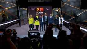 Candidatos en el debate organizado por TV3 con Vicent Sanchis / CCMA