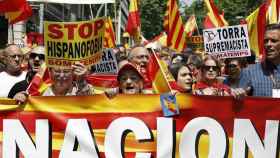 manifestación unidad españa barcelona mil personas