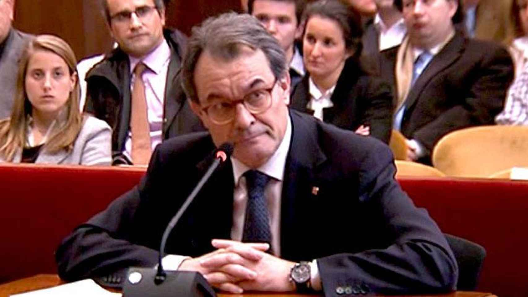 Artur Mas en su alegato final del juicio por el 9N / CG