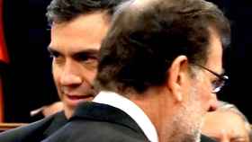 Mariano Rajoy y Pedro Sánchez no se saludaron la última vez que se encontraron, el 23 de abril.