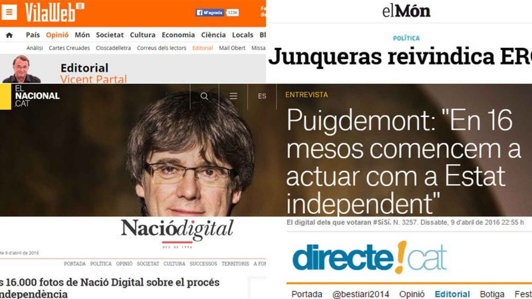 El mundo de los diarios digitales independentistas catalanes está en plena ebullición.