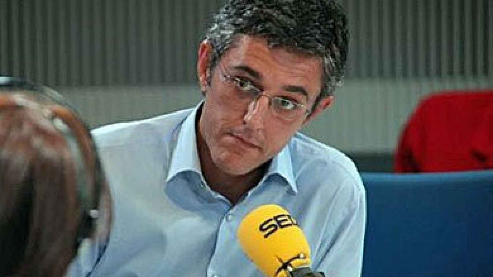 El secretario general del Grupo Parlamentario Socialista en el Congreso y candidato a la Secretaría General del PSOE, Eduardo Madina