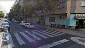 Calle Camí de picos, donde un conductor drogado se dio a la fuga tras atropellar a una mujer / GOOGLE STREET VIEW