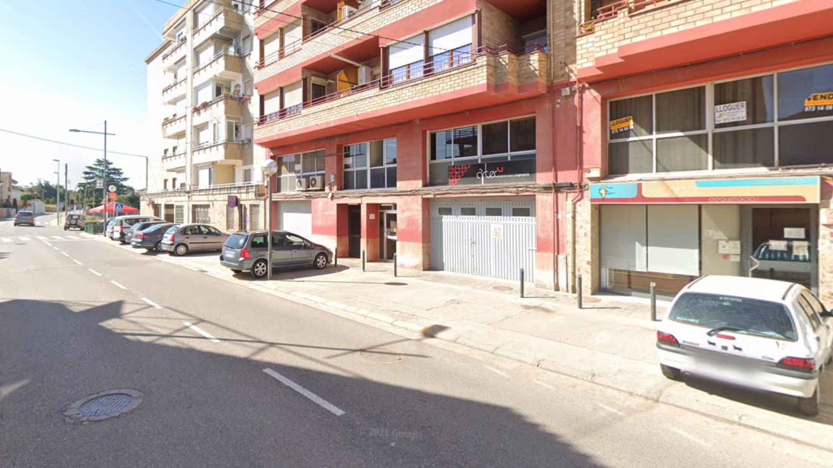 La avenida Sardana de Les Borges Blanques (Lleida), donde se habría producido la agresión con arma blanca / GOOGLE STREET VIEW
