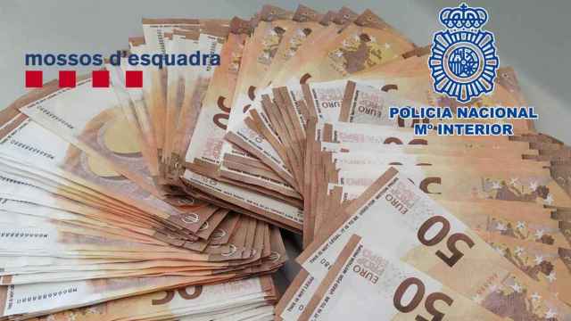 Billetes falsos de 50 euros incautados al grupo criminal desarticulado / MOSSOS