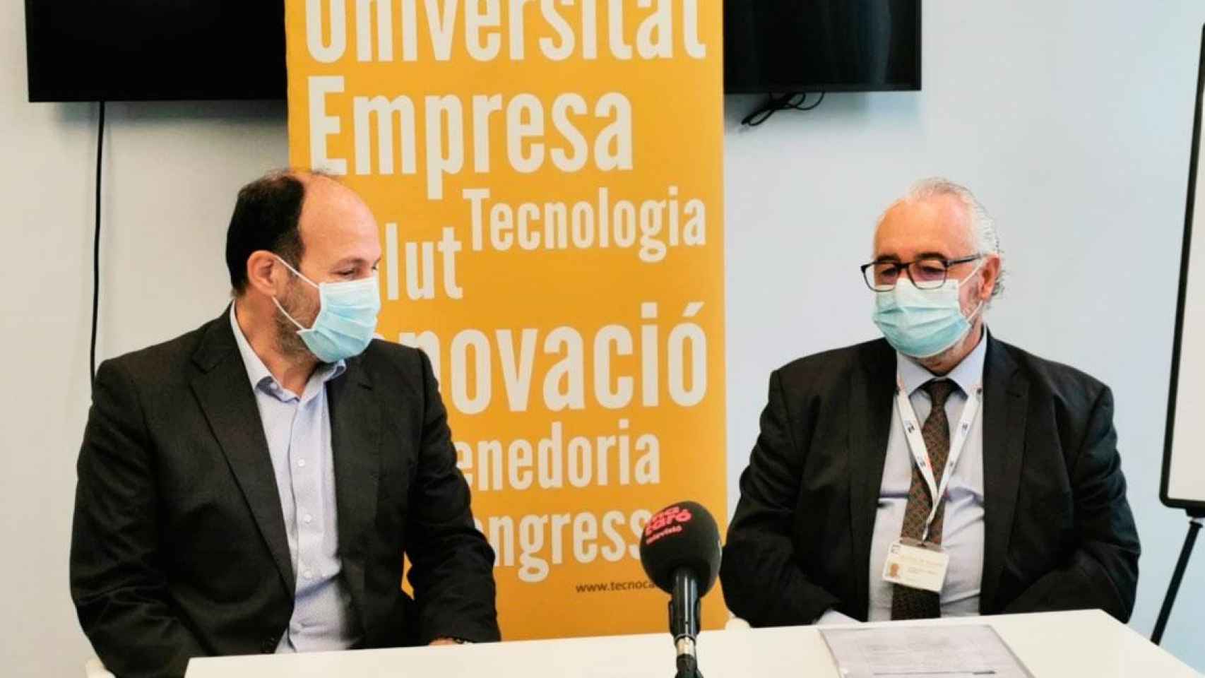 Ramon Cunillera (d), gerente del Consorcio Sanitario del Maresme / CG