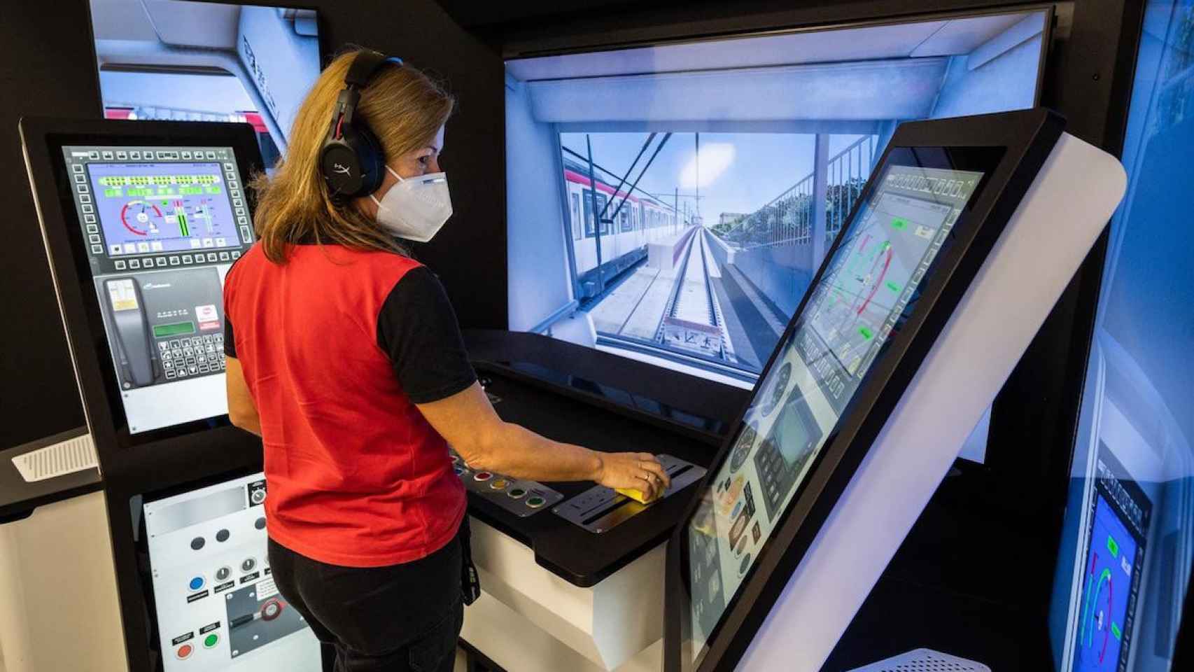Simulador de Altrom para el metro de Barcelona / EP