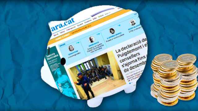 El 'Ara' dona 22.000 euros a los colegios electorales del 1-O / FOTOMONTAJE DE CG