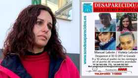 Sonia Barea (i), la madre de los dos niños menores de edad que fueron presuntamente secuestrados por su padre el 30 de diciembre en Sevilla / CG