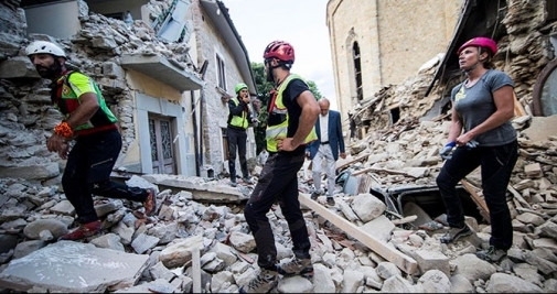 terremoto italia tareas rescate