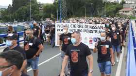 Trabajadores de Nissan protesta tras quedarse en paro / EP