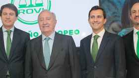 La dirección de Rovi, con Juan López-Belmonte, consejero delegado a la izquierda