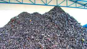 Desperdicios de hierro en las instalaciones de Recieder