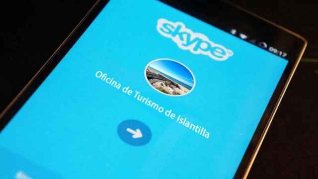 La herramienta de videollamada Skype en un dispositivo móvil / EP