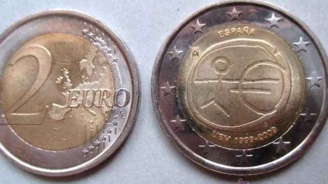 Una foto de una moneda de dos euros española que vale más en el mercado