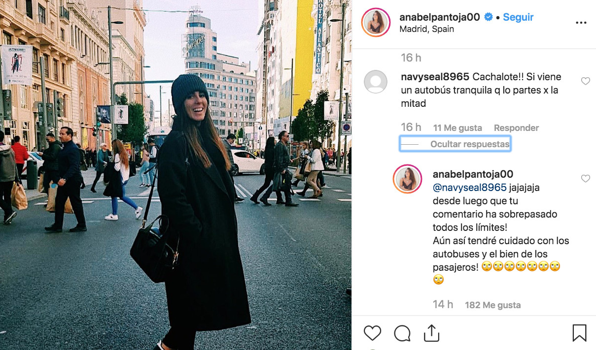 Anabel Pantoja insultada por su físico en las redes sociales / INSTAGRAM