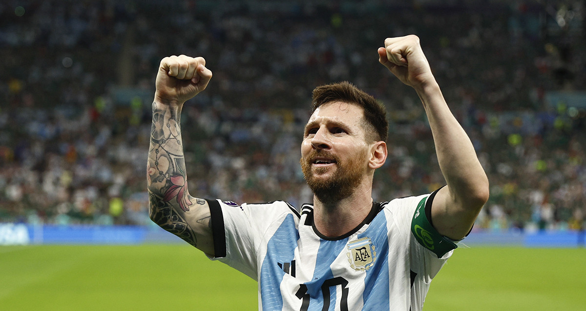 Leo Messi, el héroe de Argentina, en la sufrida victoria contra México / EFE
