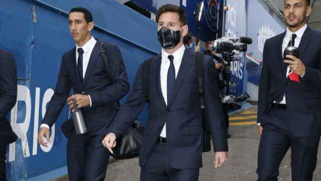 Messi llegando a la concentración del PSG / PSG