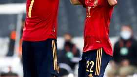 Álvaro Morata celebra un gol con España / EFE