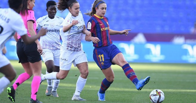 Alexia Putellas en la final de la Copa de la Reina 2019/20 ante el Logroño / FCB