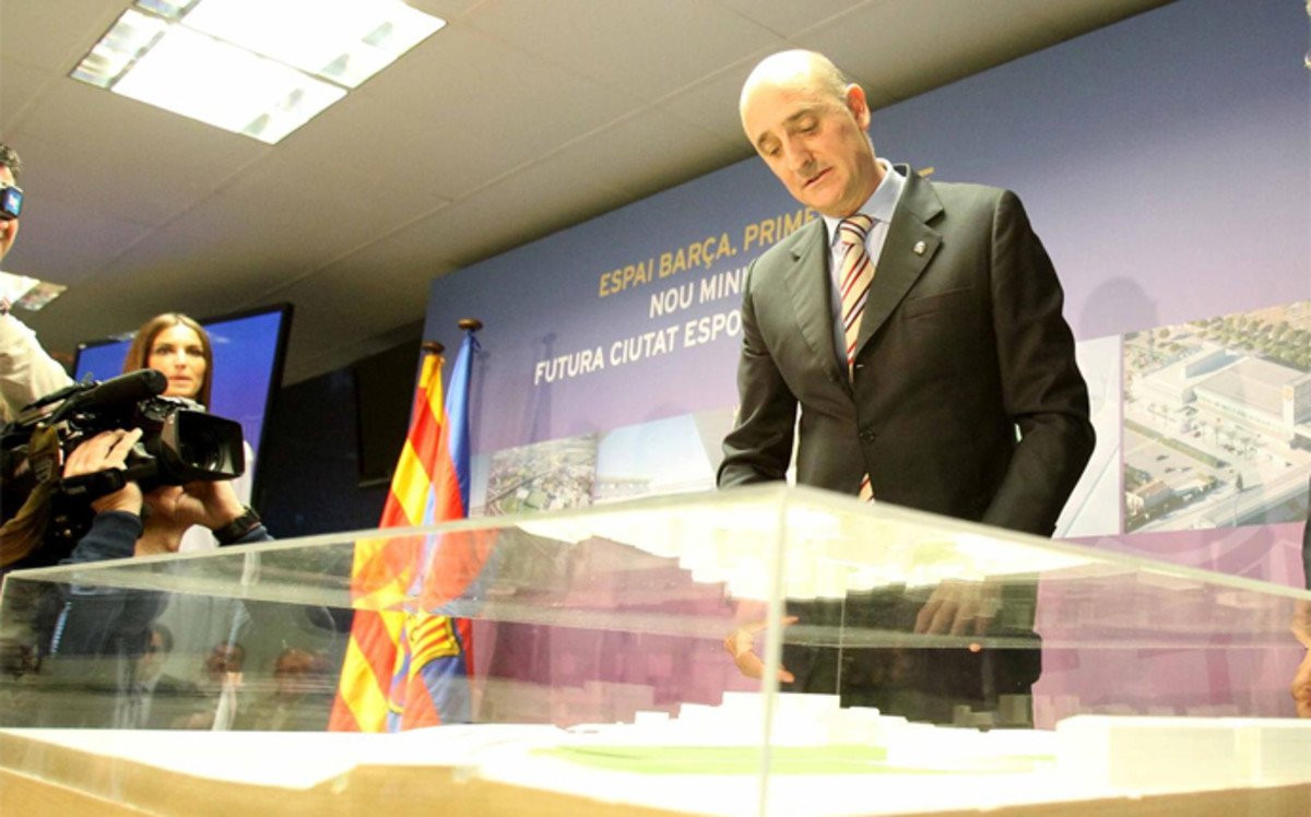 Jordi Moix en una imagen de archivo con el Espai Barça / FC Barcelona