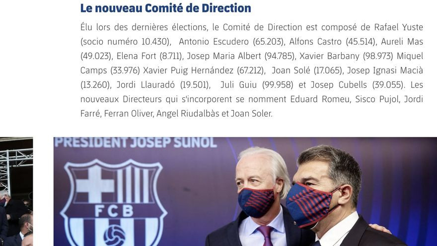 Error en la web del Barça | REDES