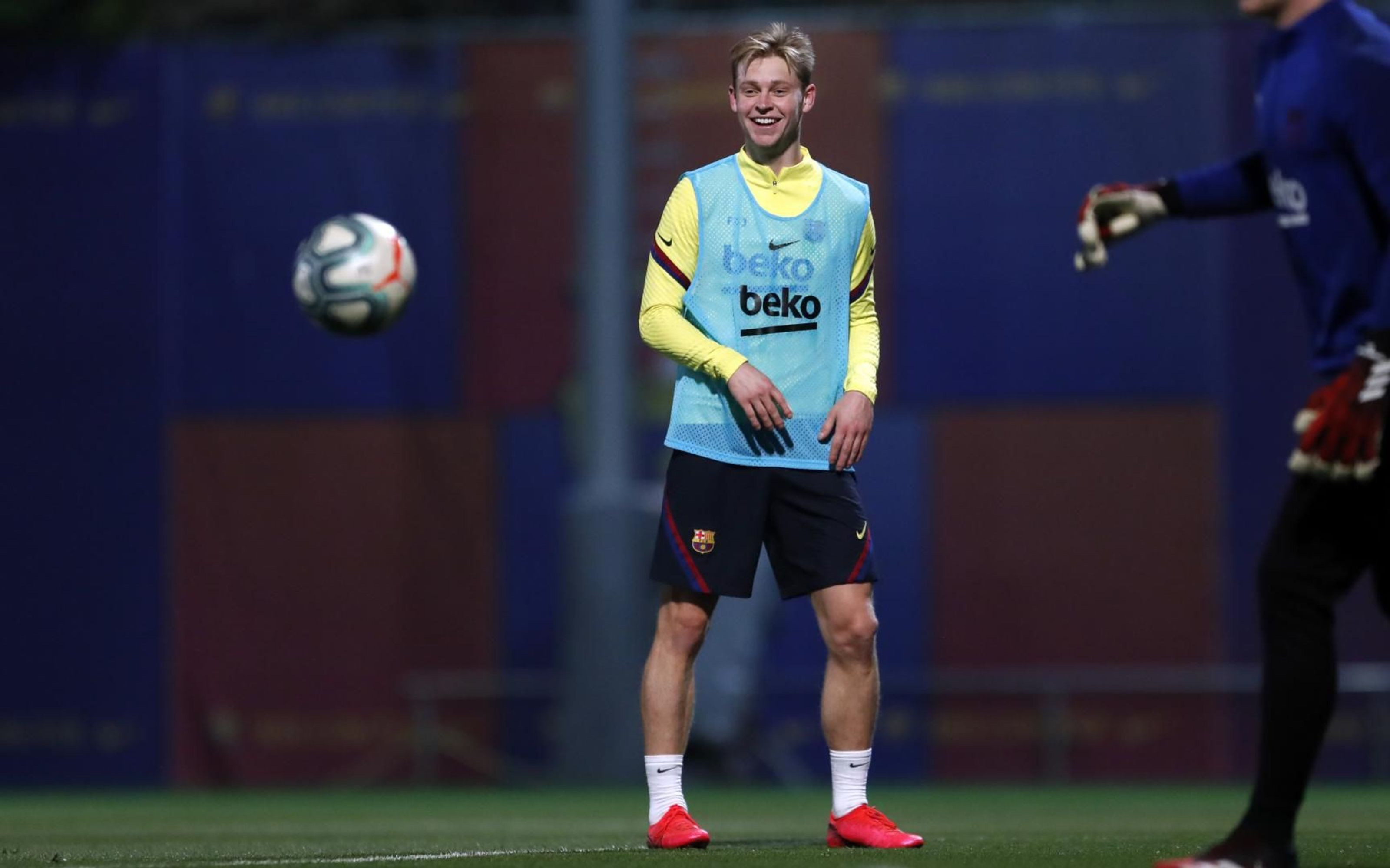 Frenkie de Jong entrenando con el Barça / FC Barcelona