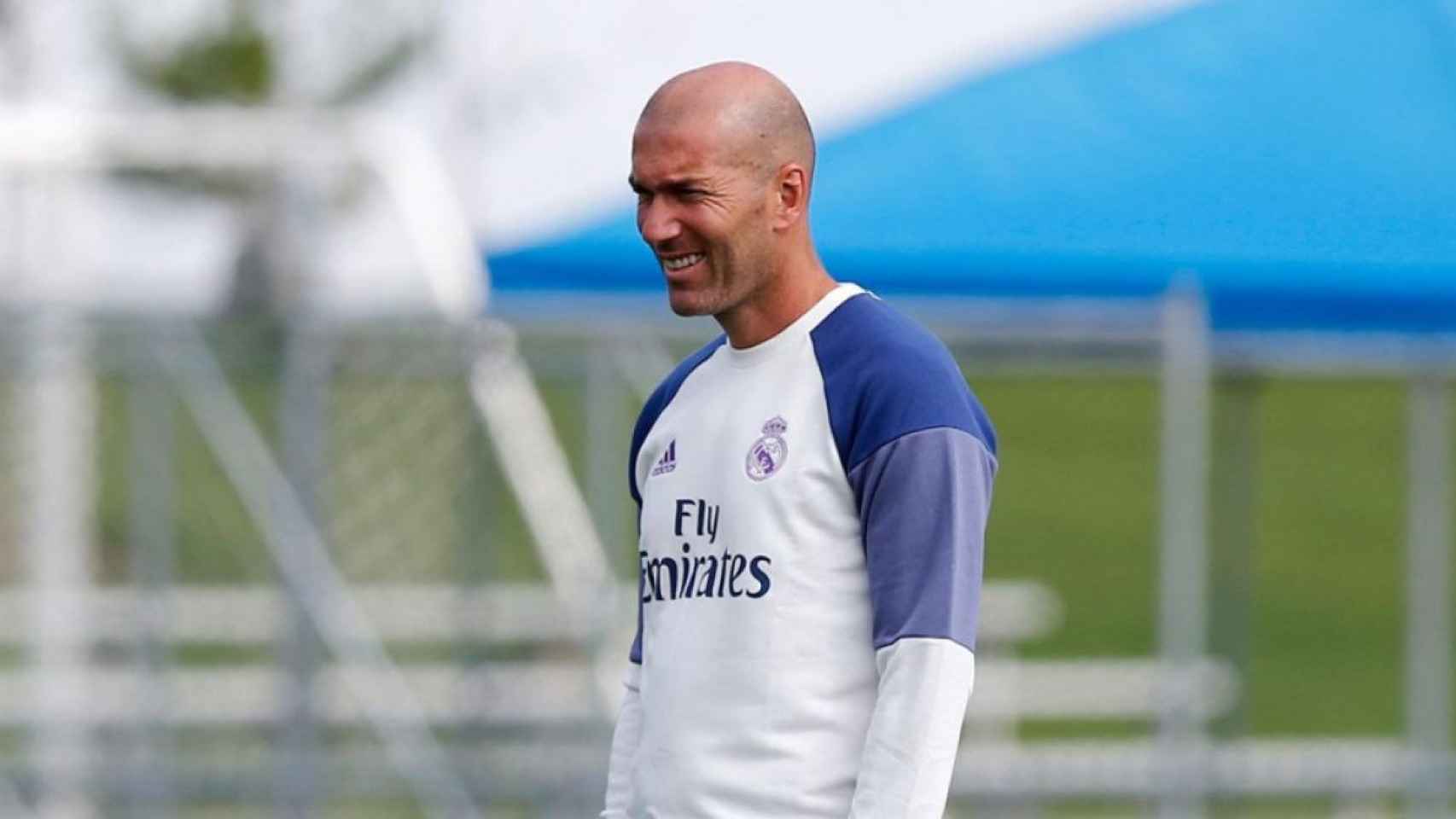 Zidane, en un entrenamiento con el Real Madrid | RM