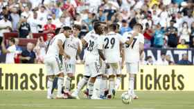 Los jugadores del Real Madrid, en un partido de pretemporada en USA | EFE