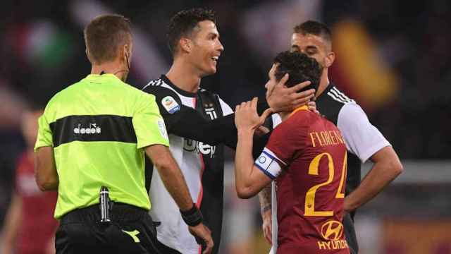 Una foto de Cristiano Rolando durante el partido ante la Roma / EFE