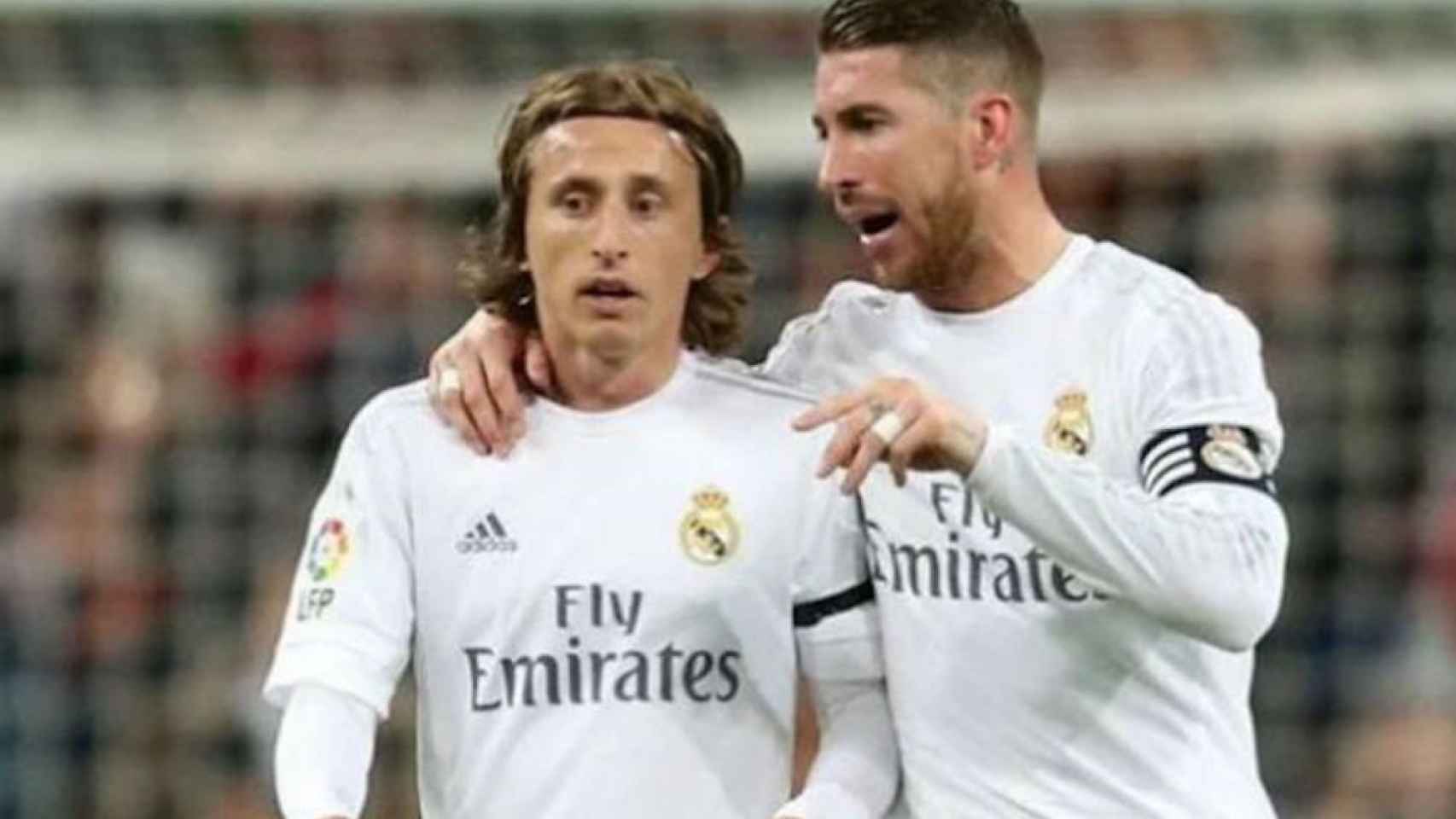 Una foto de Luka Modric y Sergio Ramos durante un partido con el Real Madrid / EFE