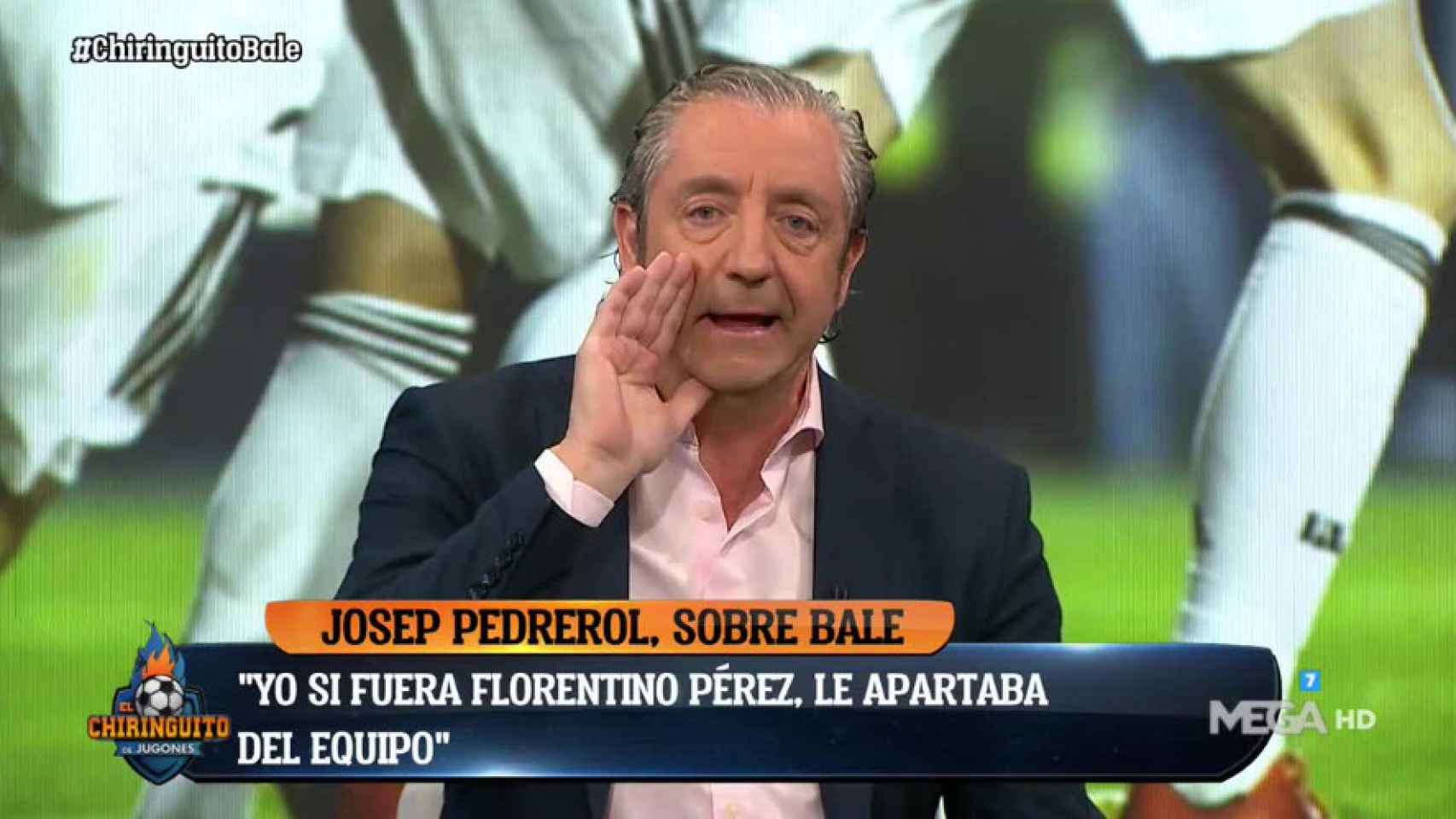 Josep Pedrerol en el programa de 'El Chiringuito de Jugones' después del partido del Real Madrid en Levante / TWITTER
