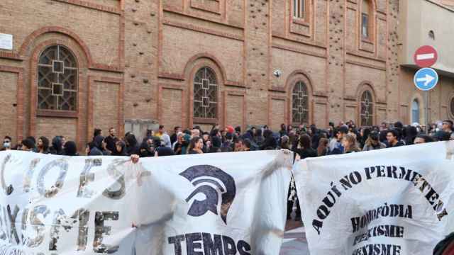 Manifestación contra el desalojo de okupas de La Bonanova / GALA ESPíN